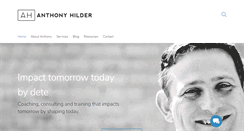 Desktop Screenshot of anthonyhilder.com